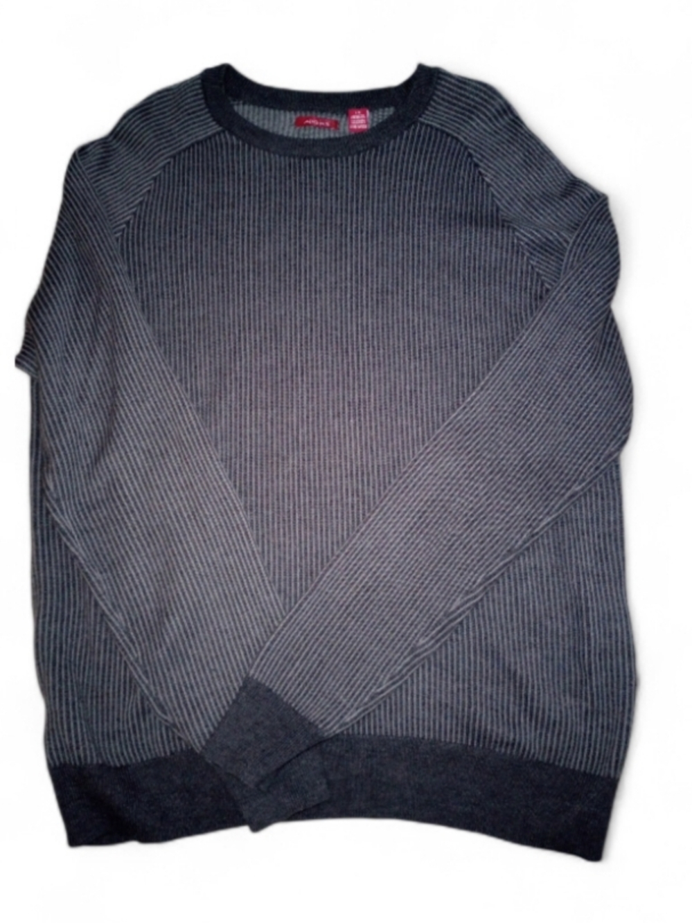 Men's Ribbed Crewneck Sweater - Charcoal